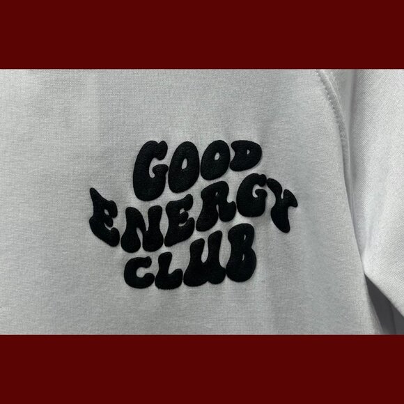 Rue 21 - Men's Long Sleeve Hooded Sweatshirt - White - Small - Picture 10 of 15